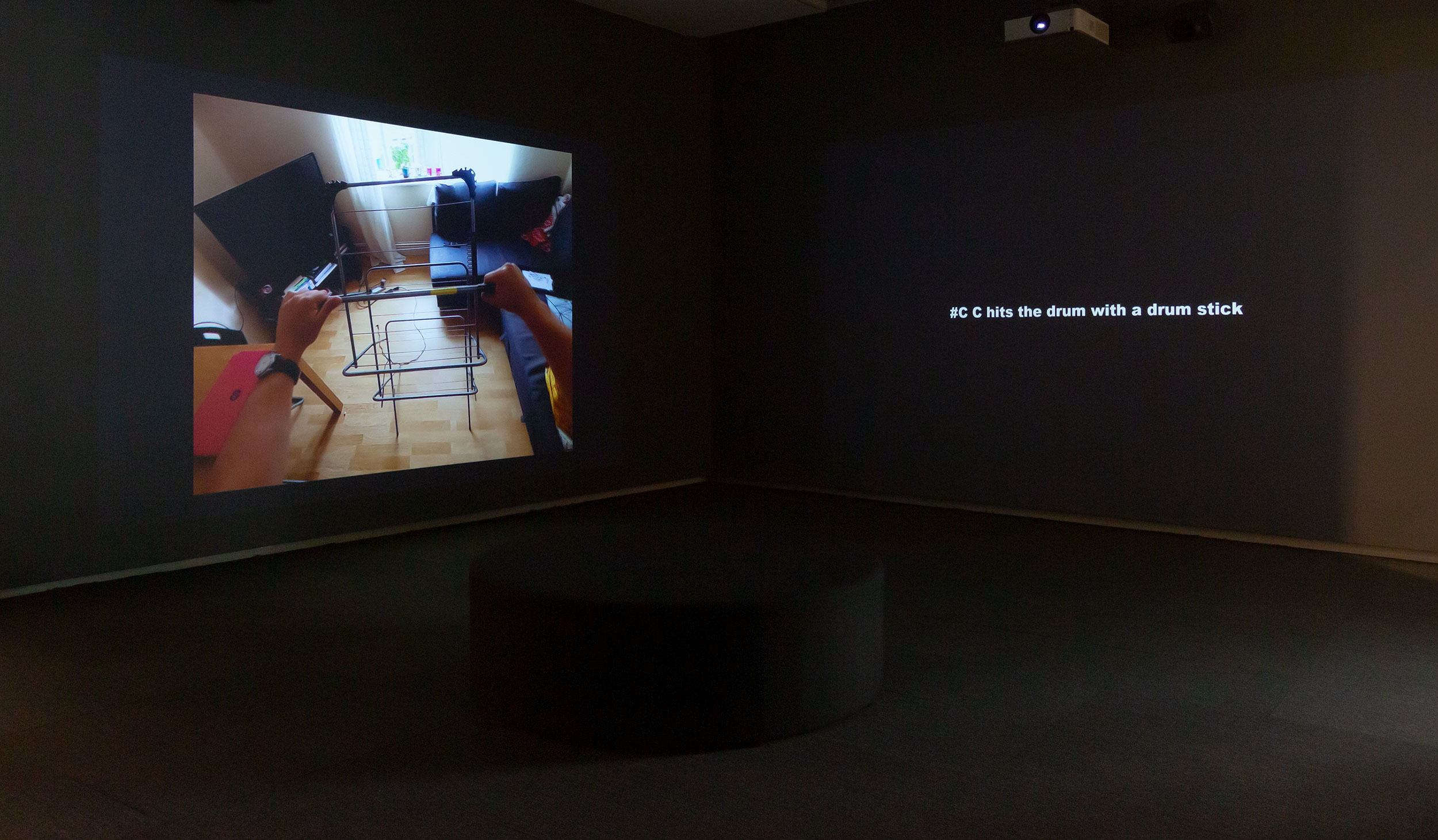 Machine Listening, #C, 2025, 4-channel video, audio, 75 minutes. Installation view at Monash University Museum of Art (MUMA). Image courtesy MUMA. Photo: Christian Capurro.